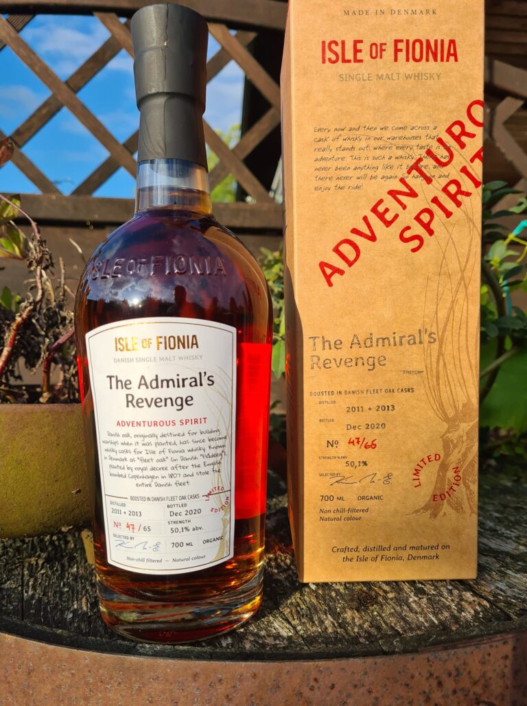 Ny whisky fra Nyborg Destilleri – der er kun lavet 65 flasker af denne THE ADMIRAL’S REVENGE