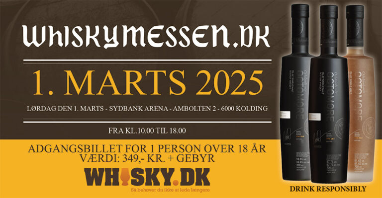 Tak for jeres opbakning til Whiskymessen 2024 – Ny dato er sat 1. marts 2025