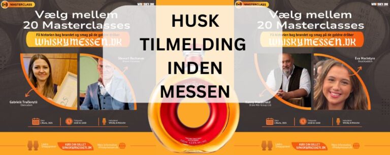 Husk at tilmelde dig Masterclass INDEN messen.