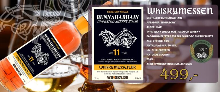 Whiskymessen Malten 2026 – Bunnahabhain Unpeated Sherrybomb